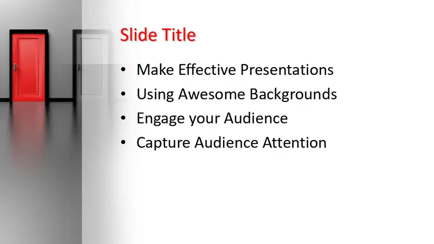 Free Doors PowerPoint Template