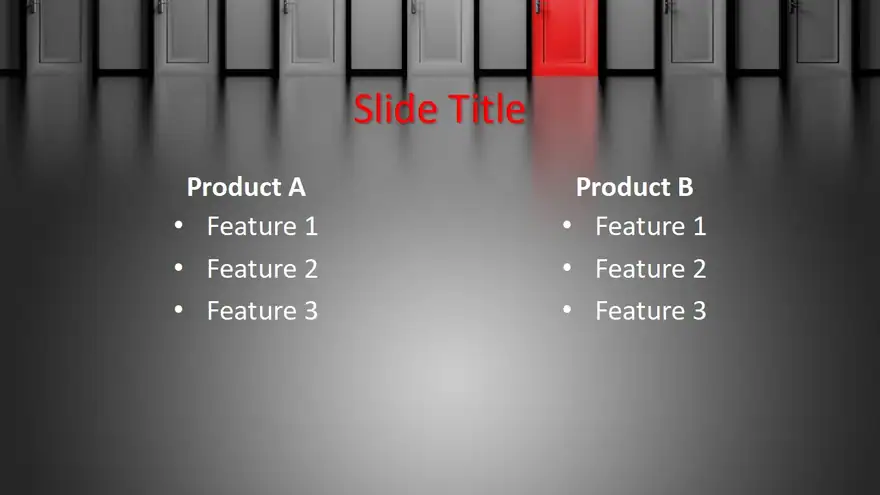 Free Doors PowerPoint Template