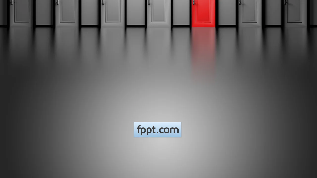 Free Doors PowerPoint Template