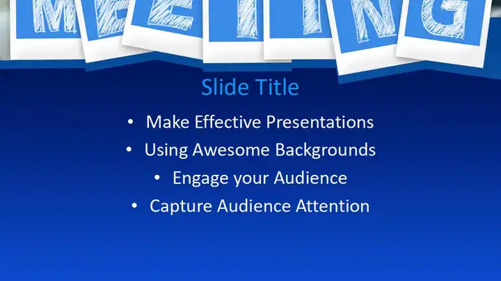 Free Effective Meeting PowerPoint Template