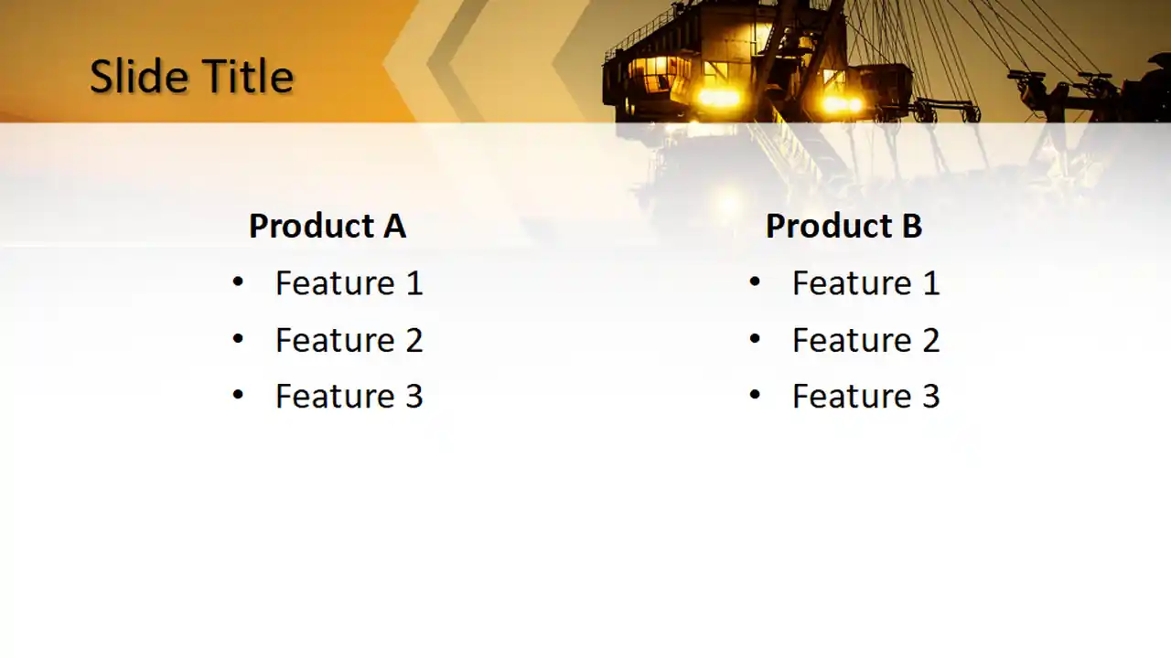 Free Excavator PowerPoint Template