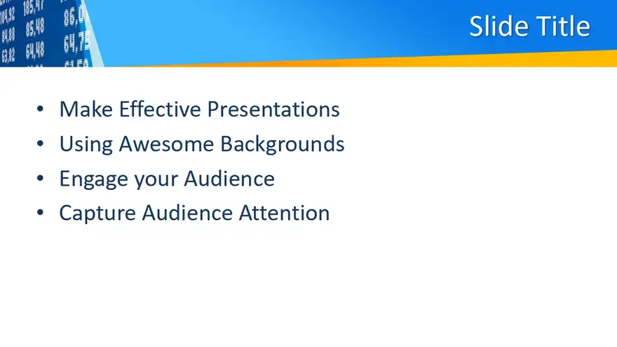 Free Exchange Rates PowerPoint Template