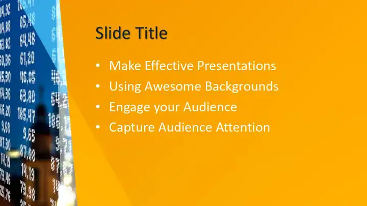 Free Exchange Rates PowerPoint Template