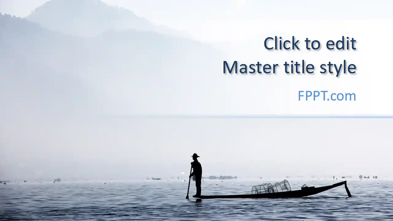 Free Fisherman PowerPoint Template