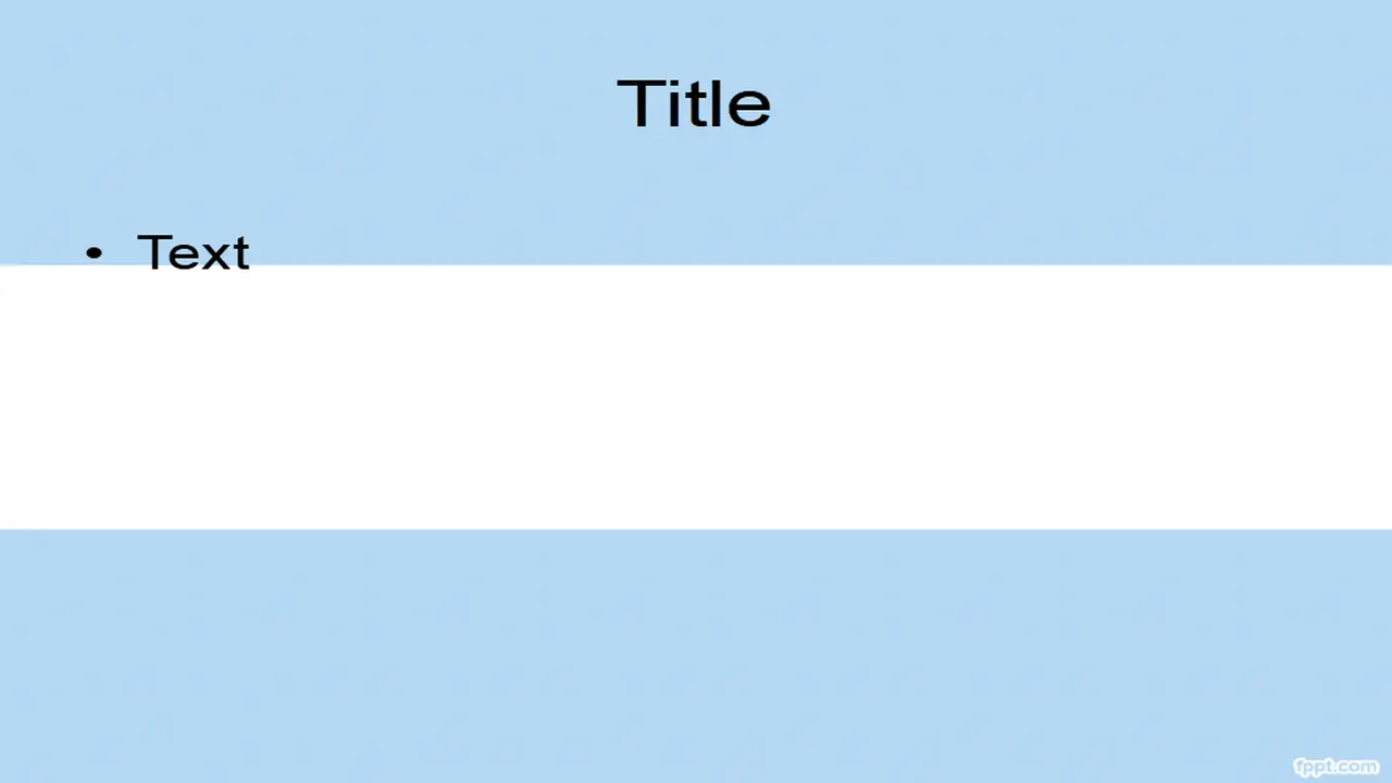 Free Flag of Argentina PowerPoint