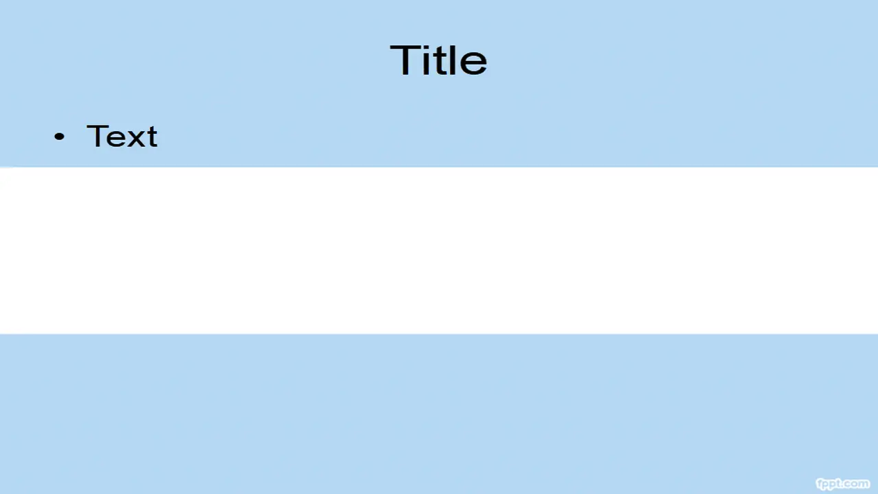 Free Flag of Argentina PowerPoint
