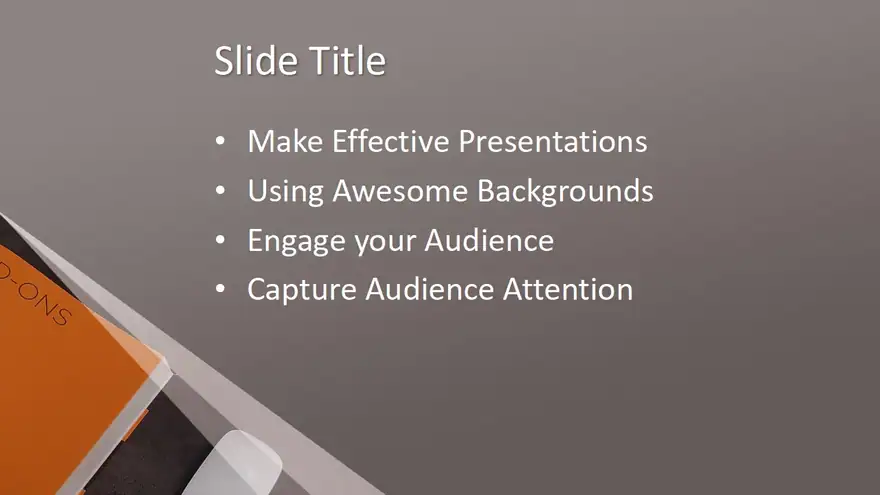 Free Formal Workspace PowerPoint Template