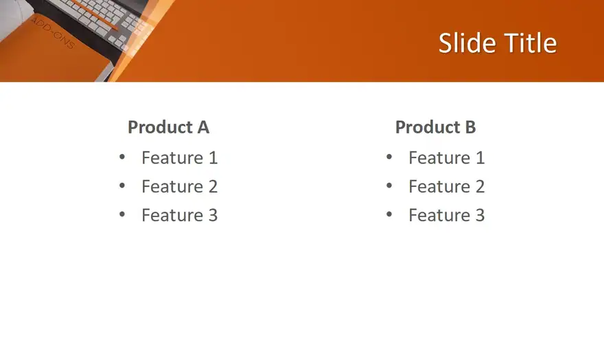 Free Formal Workspace PowerPoint Template