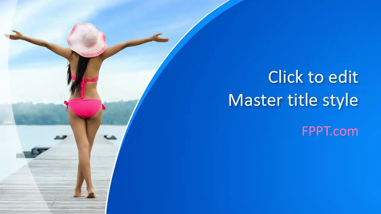 Free Girl PowerPoint Template