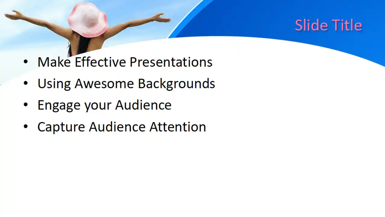 Free Girl PowerPoint Template
