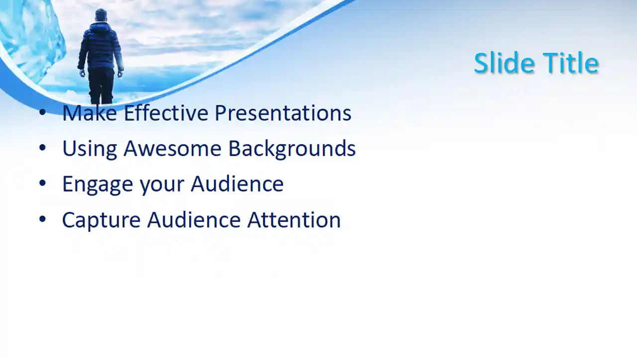 Free Glacier PowerPoint Template