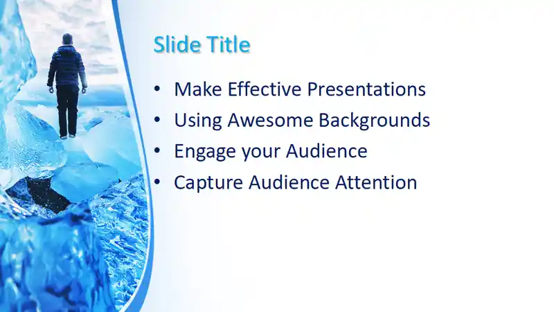 Free Glacier PowerPoint Template