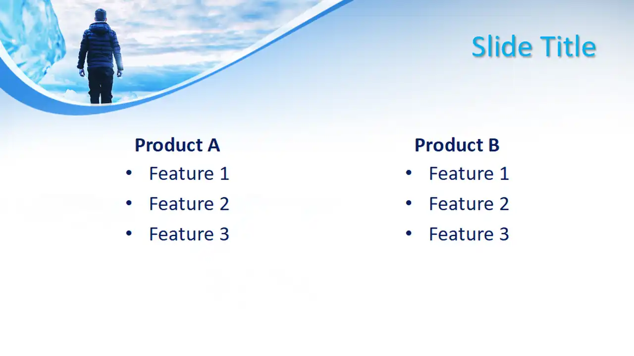 Free Glacier PowerPoint Template