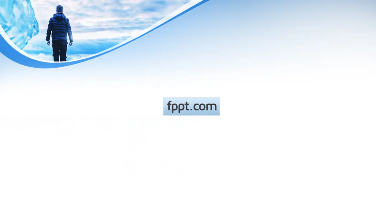 Free Glacier PowerPoint Template
