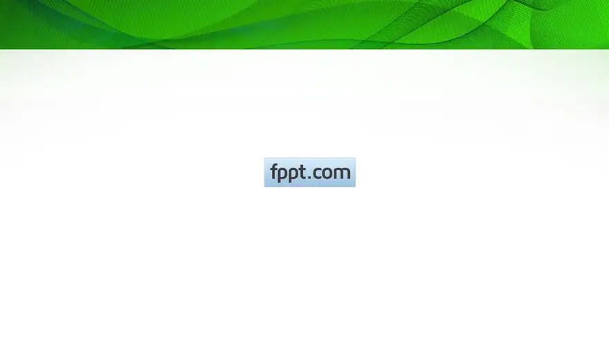 Free Green Design PowerPoint Template