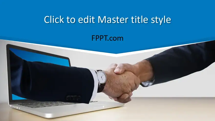 Free Handshake PowerPoint Template