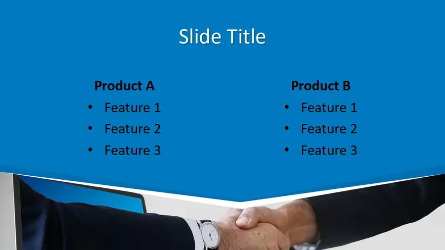 Free Handshake PowerPoint Template