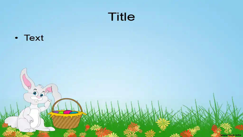 Free Happy Easter Powerpoint Template