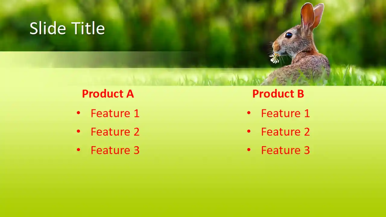 Free Hare PowerPoint Template