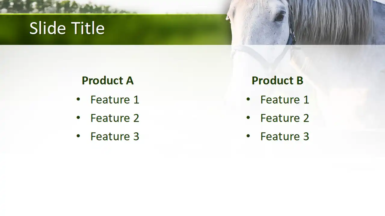 Free Horse PowerPoint Template
