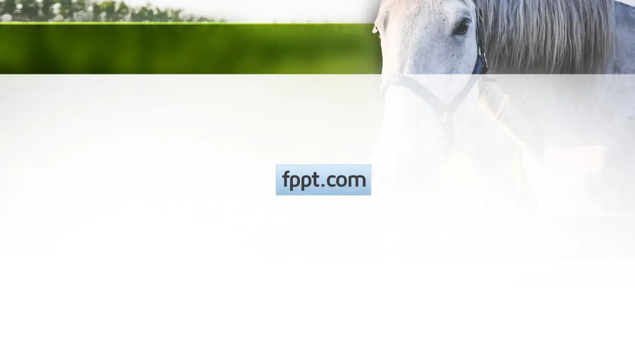 Free Horse PowerPoint Template