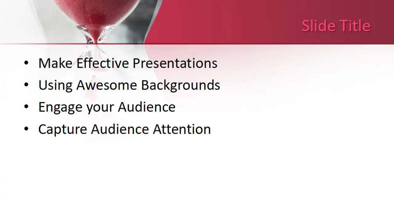 Free Hourglass PowerPoint Template