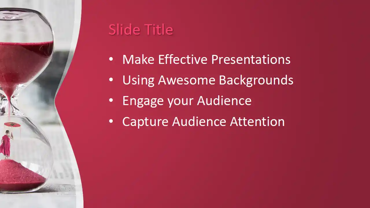 Free Hourglass PowerPoint Template
