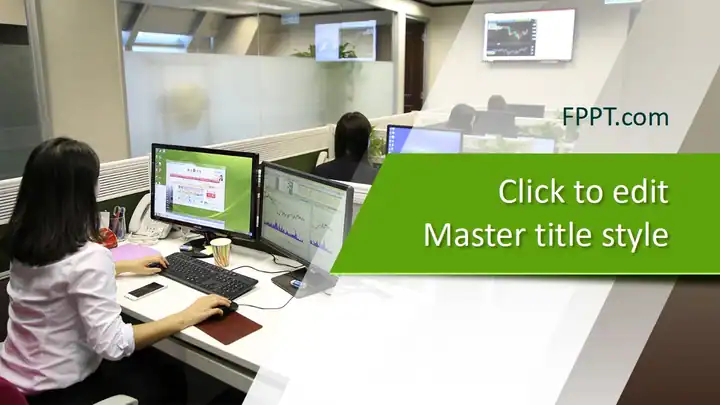 Free In the Office PowerPoint Template