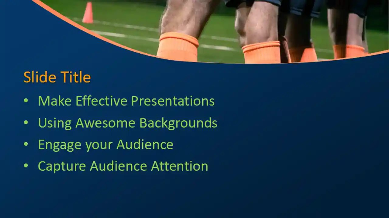 Free Kick PowerPoint Template