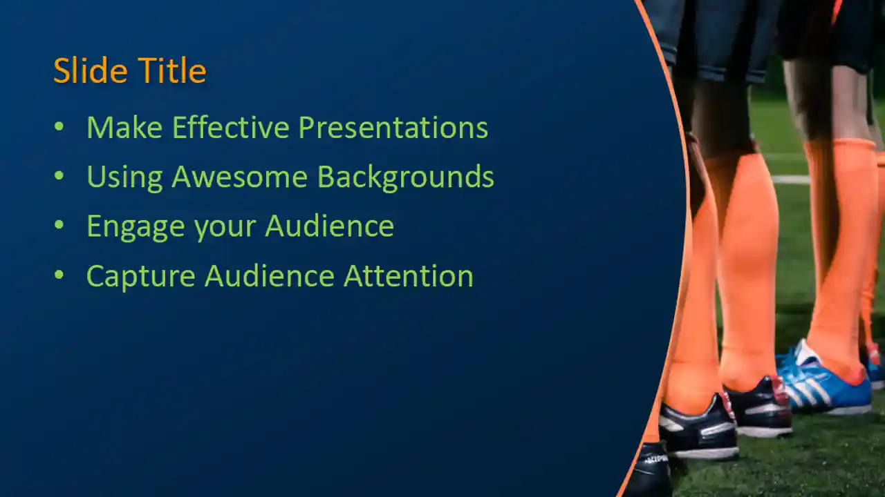 Free Kick PowerPoint Template