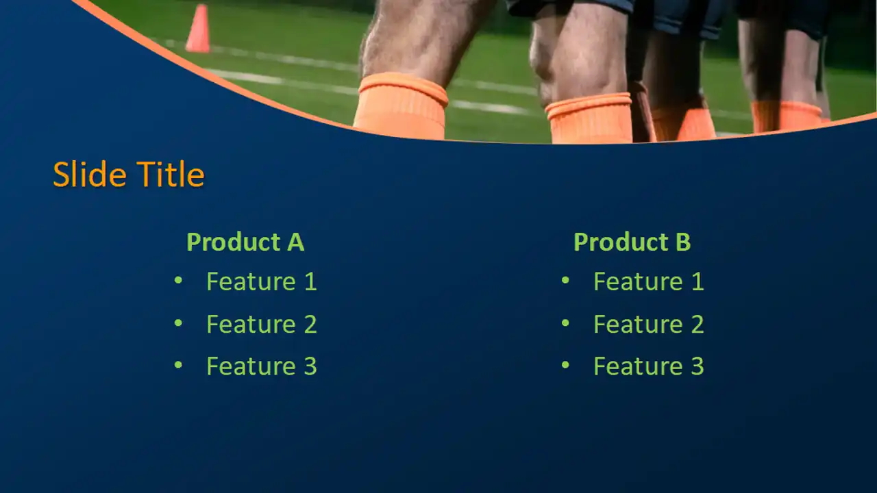 Free Kick PowerPoint Template