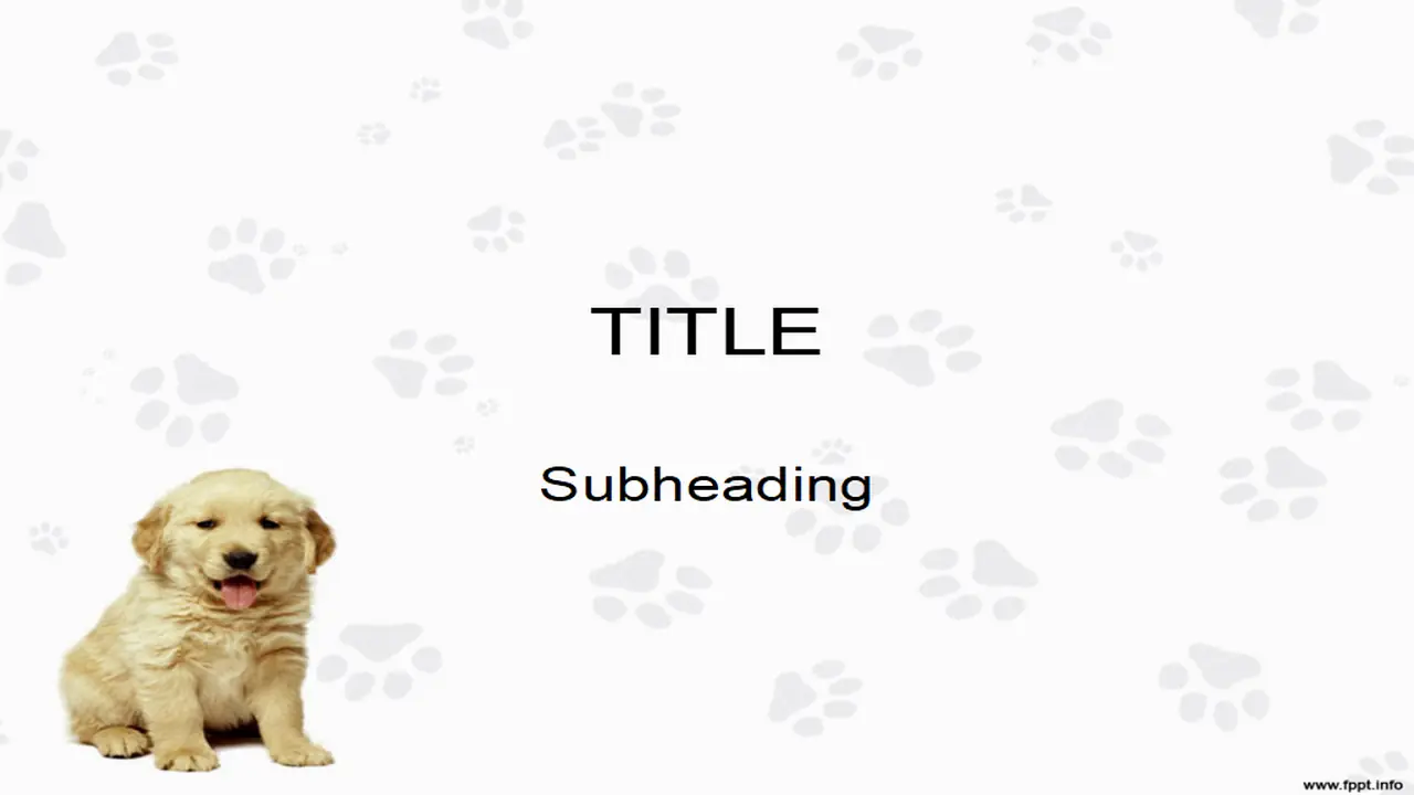 Free Labrador Retriever Powerpoint