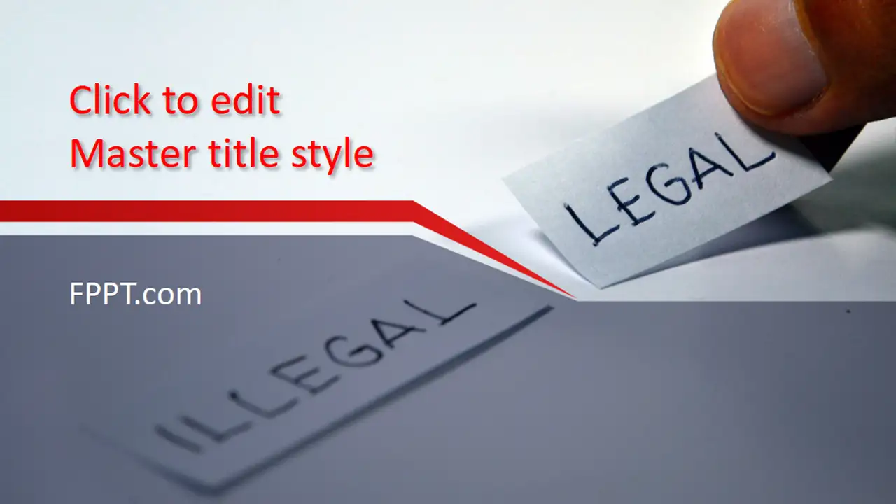 Free Legal PowerPoint Template