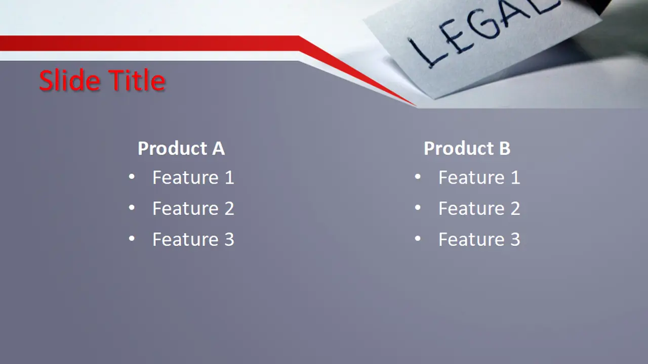Free Legal PowerPoint Template