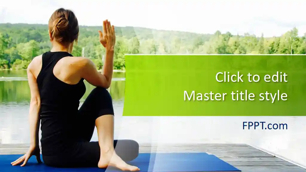 Free Meditation Yoga PowerPoint Template