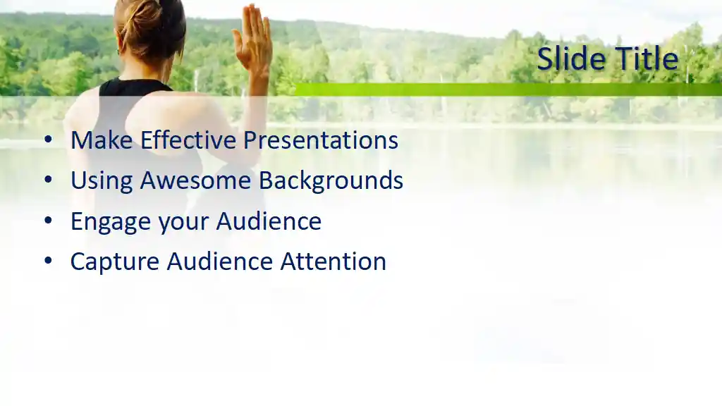 Free Meditation Yoga PowerPoint Template
