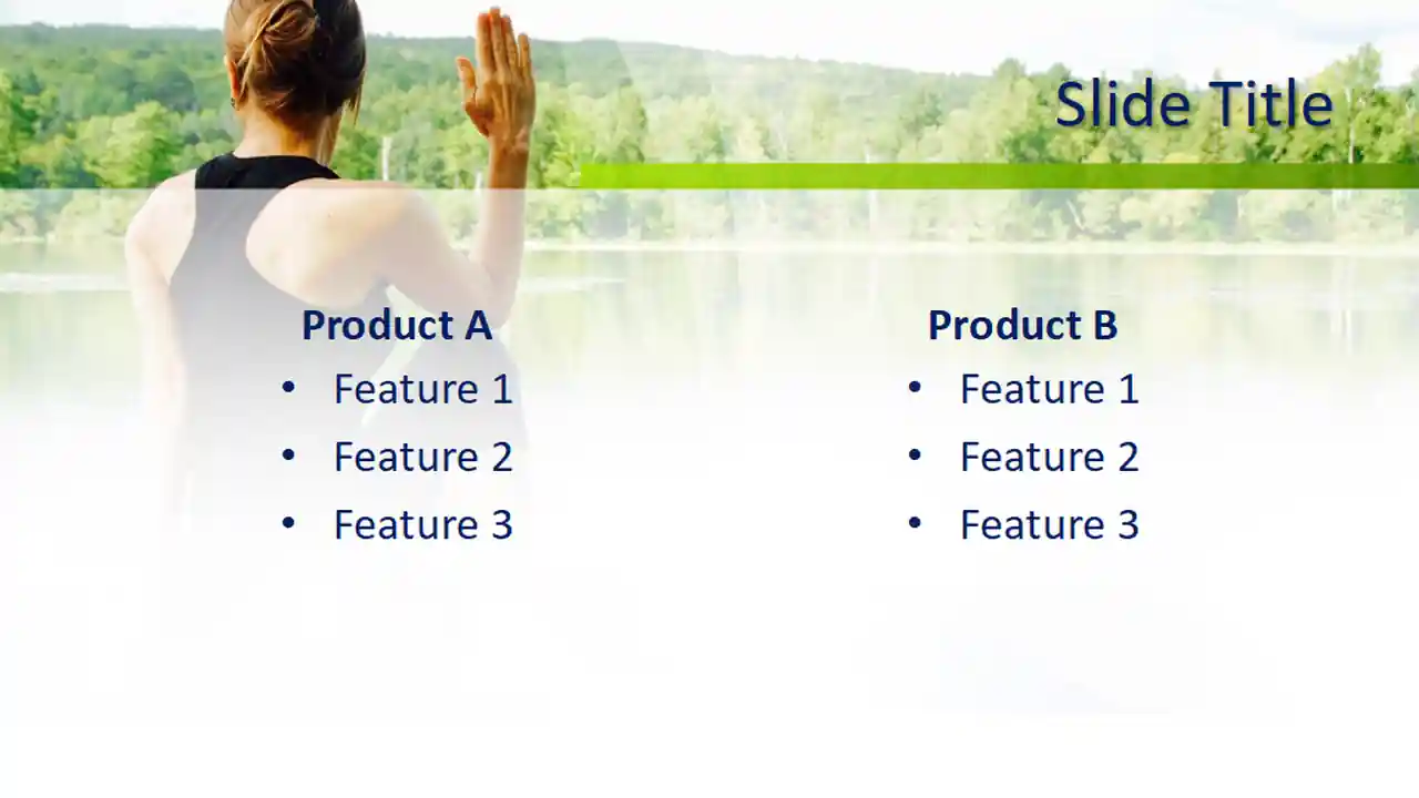 Free Meditation Yoga PowerPoint Template