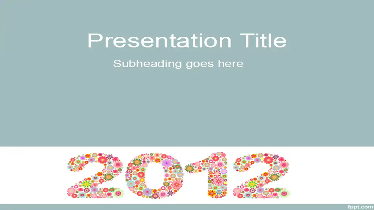 Free Microsoft PowerPoint 2012 Template