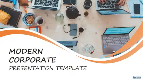 Free Modern Corporate PowerPoint Template