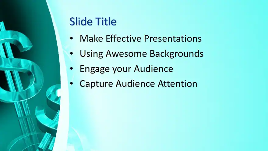 Free Money PowerPoint Template
