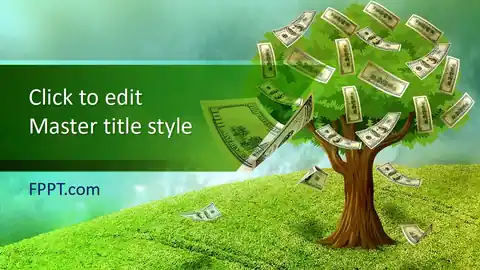 Free Money Tree PowerPoint Template