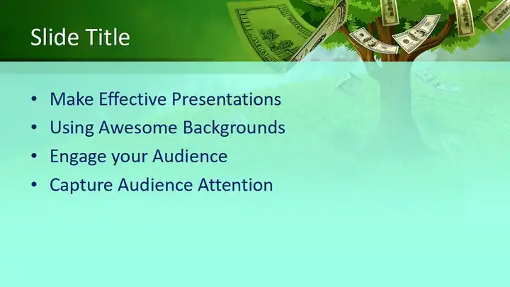 Free Money Tree PowerPoint Template