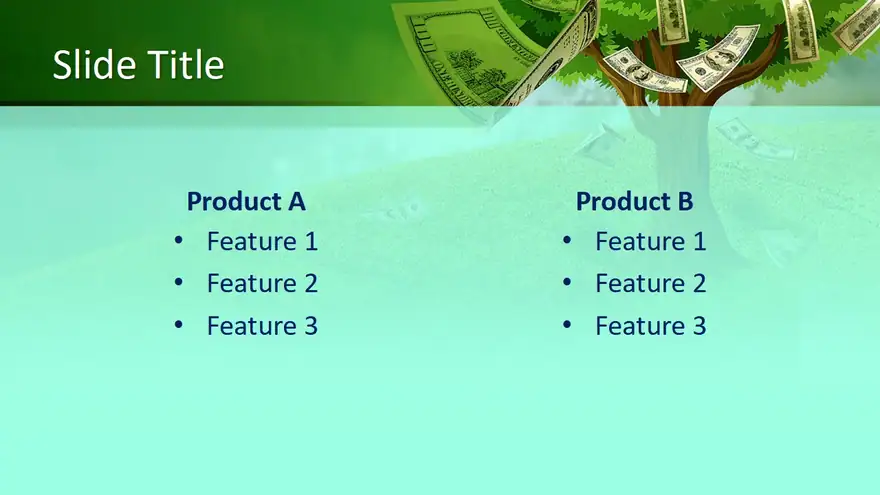 Free Money Tree PowerPoint Template