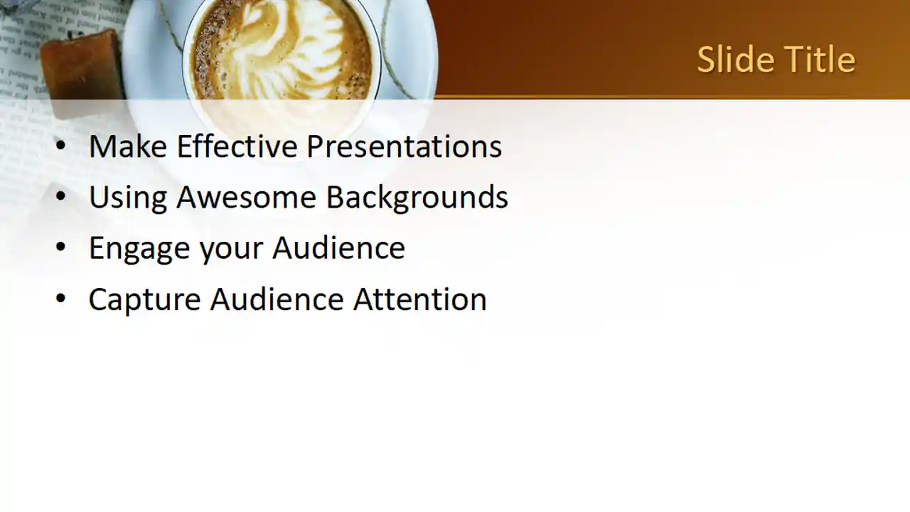Free Morning Coffee PowerPoint Template