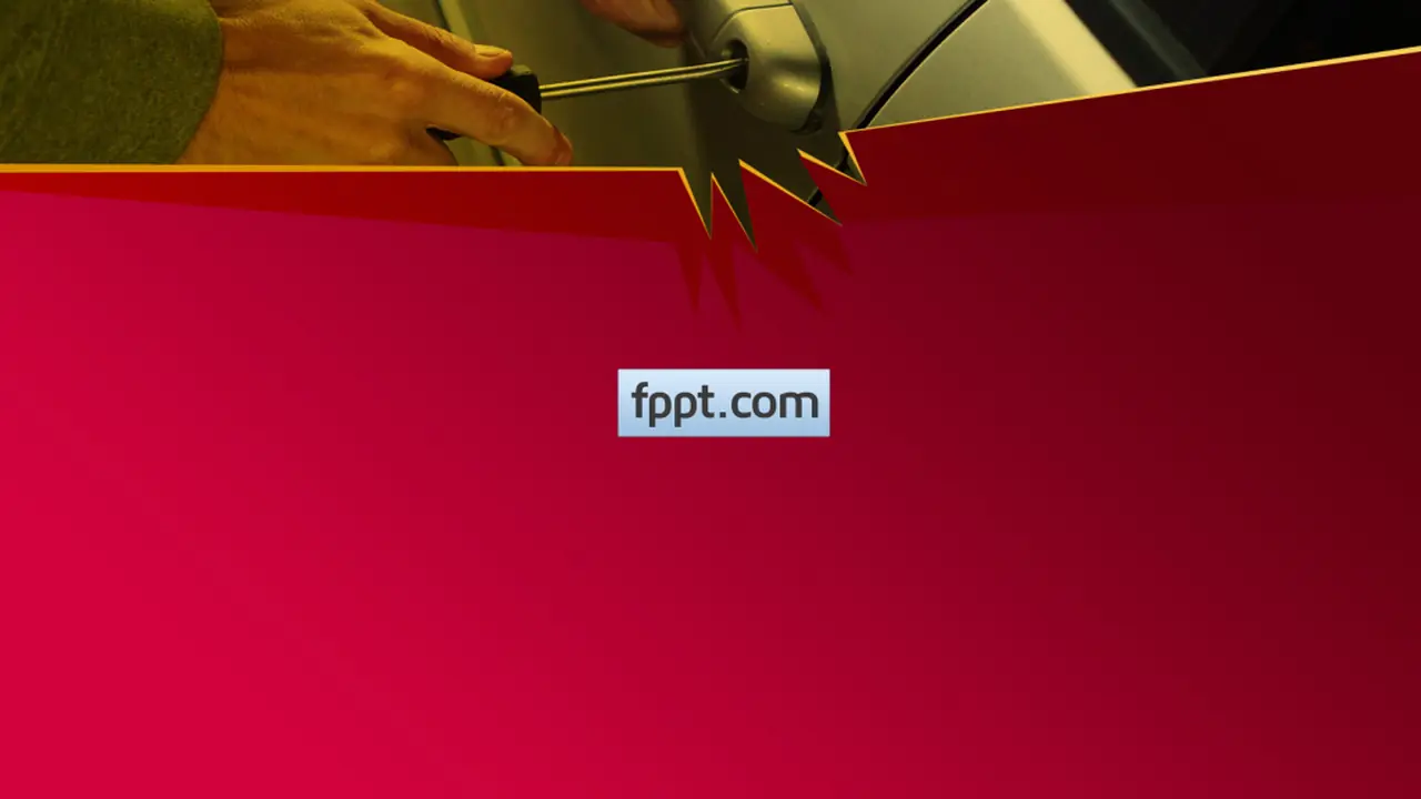 Free Motor Vehicle Theft PowerPoint Template