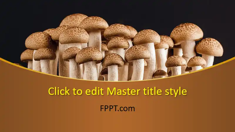 Free Mushroom PowerPoint Template