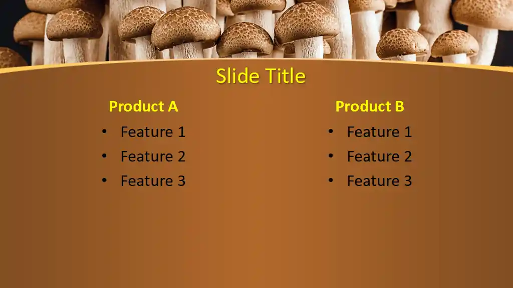 Free Mushroom PowerPoint Template