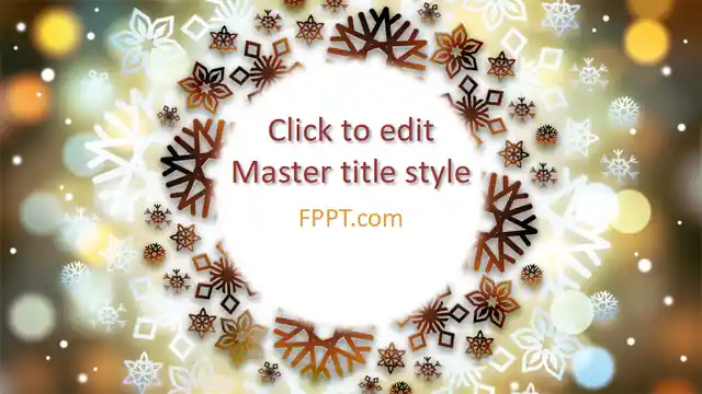 Free New Year Frame Style for PowerPoint