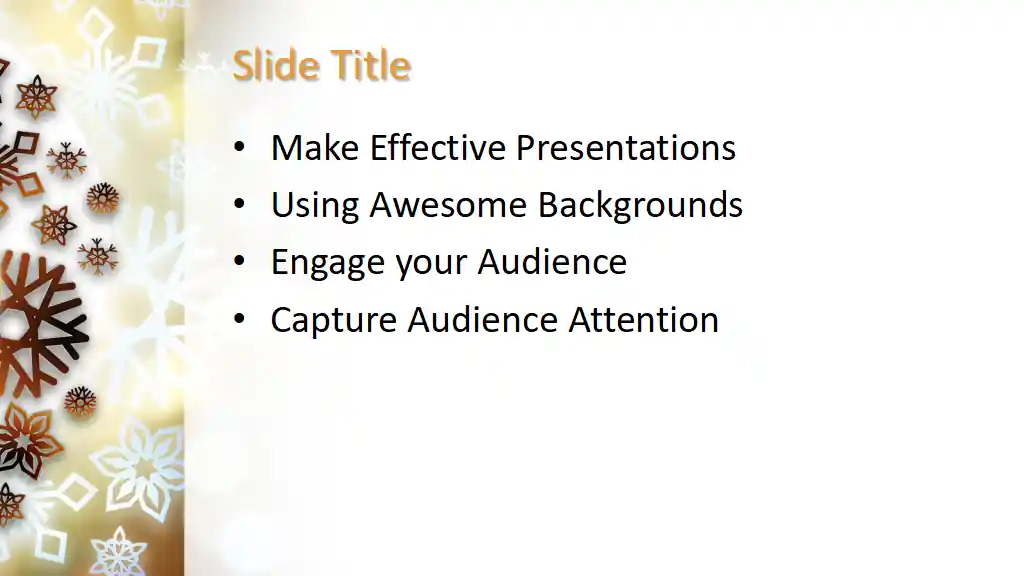 Free New Year Frame Style for PowerPoint