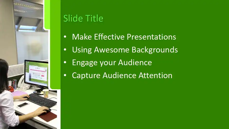Free Office Space PowerPoint Template